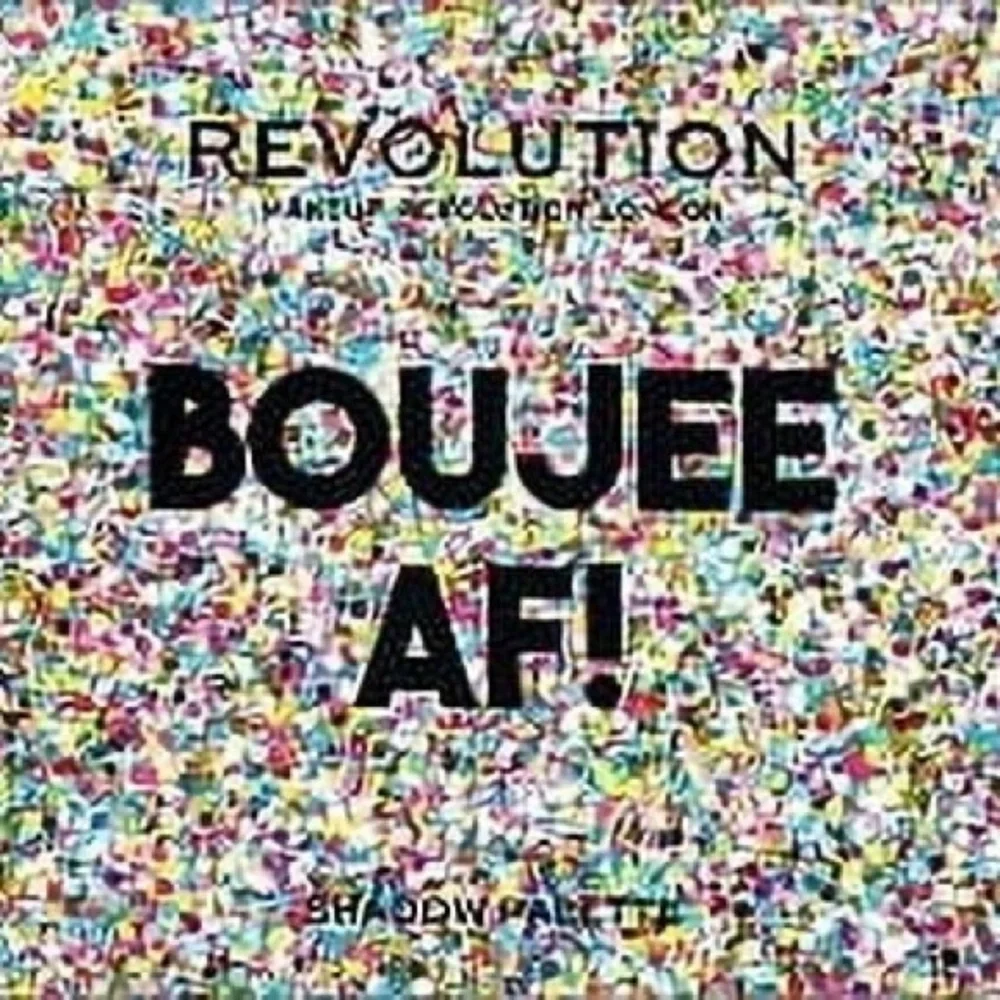 NIB Revolution Boujee AF 6 Shade Colorful Eyeshadow Palette Cruelty Free